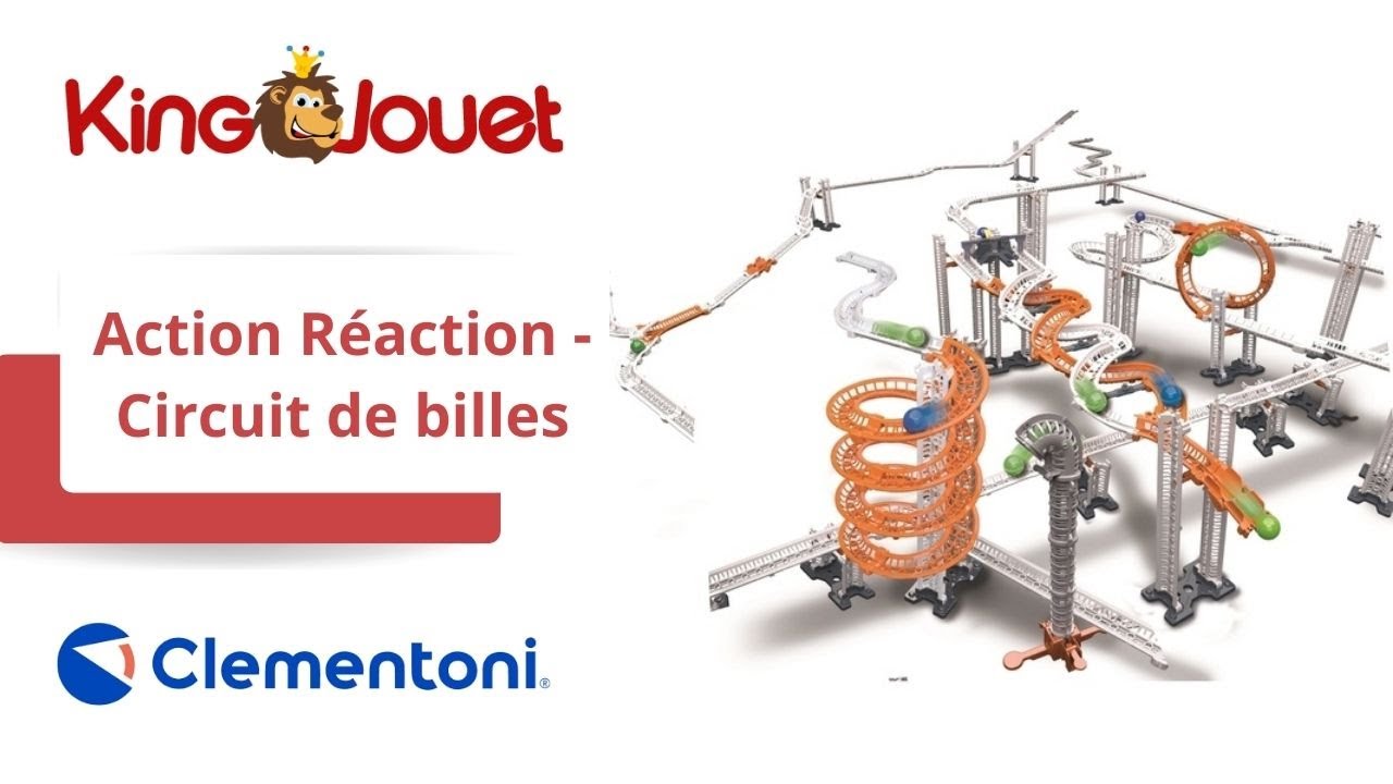 Circuit billes action et reaction starter set science et jeu 