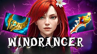 Insane Focus Fire Damage Windranger Magic Attack Revenant Brooch + Divine Rapier 29Kills Dota 2