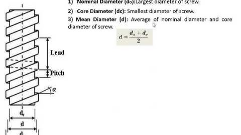 Design of Power Screw 1