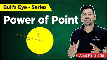 Power of Point | Circle Class 11 | Co-ordinate Geometry | IIT JEE MATHS | ATP STAR KOTA