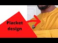Senator Placket design step by step