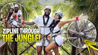 NEVER THOUGHT WE’D DO THIS ? (ZIPLINING THROUGH THE JUNGLE) BAECATION DAY 3