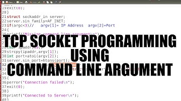 TCP Socket Programming in C |  TCP Socket Programming in C & Command Line Argument | TCP Socket in C