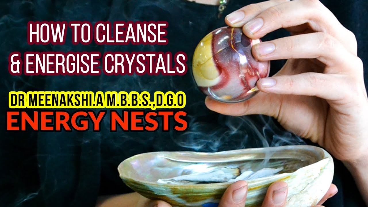 How to Cleanse and Energise Crystals Dr Meenakshi A AMMA YouTube