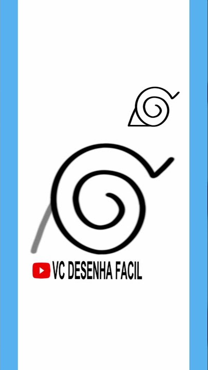 COMO DESENHAR O EMBLEMA DO CLÃ UCHIHA SUPER FÁCIL 