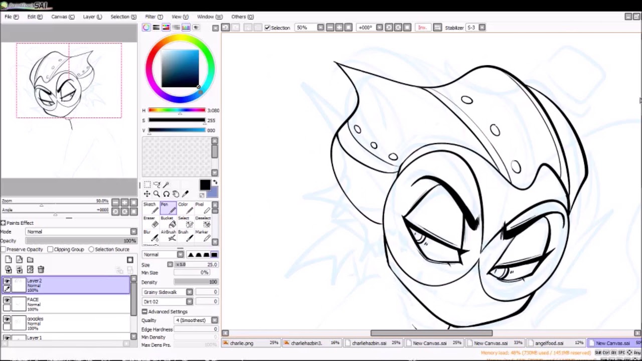 Baxter [Hazbin Hotel] Line Art - YouTube