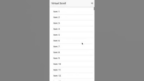 virtualScroll with infinite scroll demo