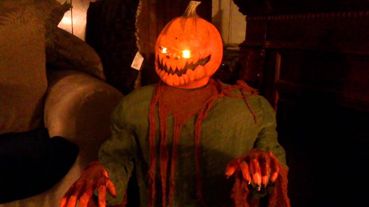 Animated Jack O' Lunger Halloween Prop - YouTube