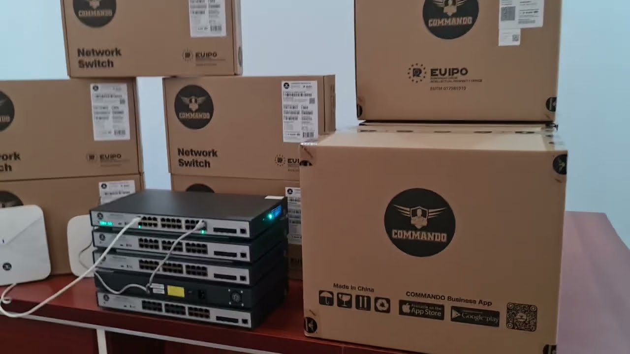 E3000-24GP-4X -- COMMANDO Soldier E3000 24GE Full PoE/PoE+, 4x10G SFP+ Uplinks, 450W, Routing Switch