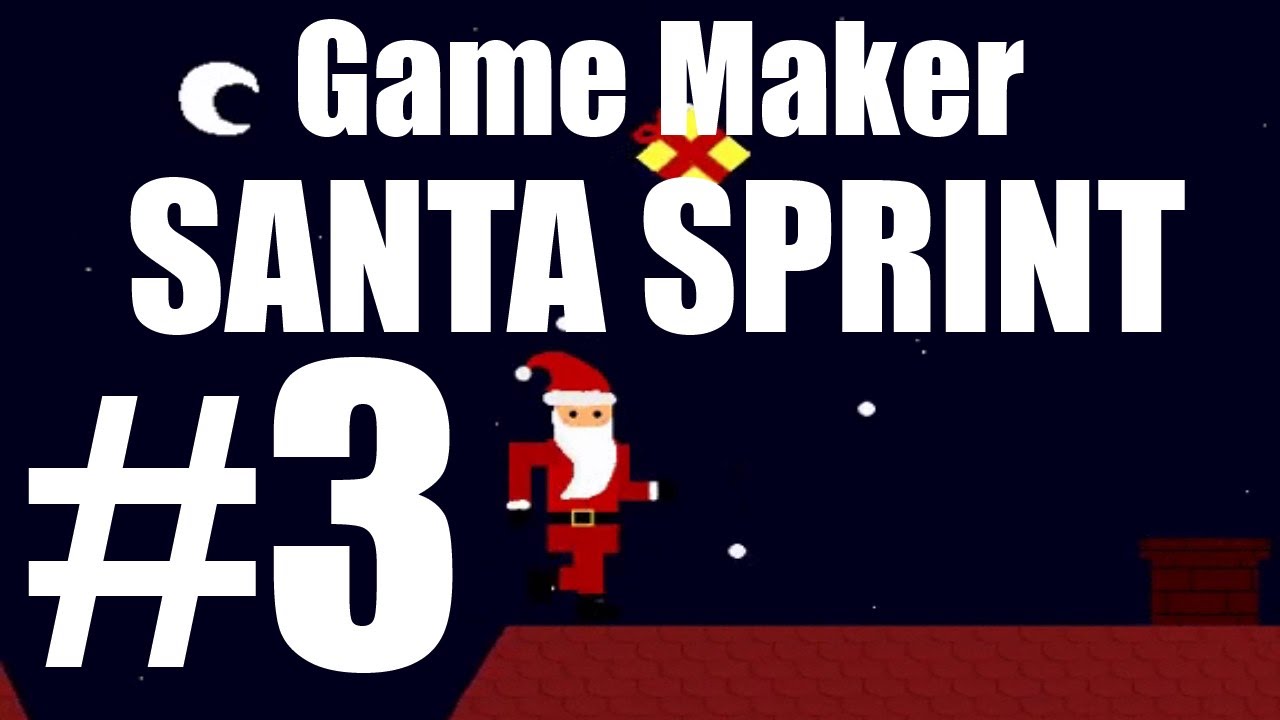 Sprint platformer 3 Game  tutorial Endless  Part Runner Maker] Santa Tutorial maker  youtube game