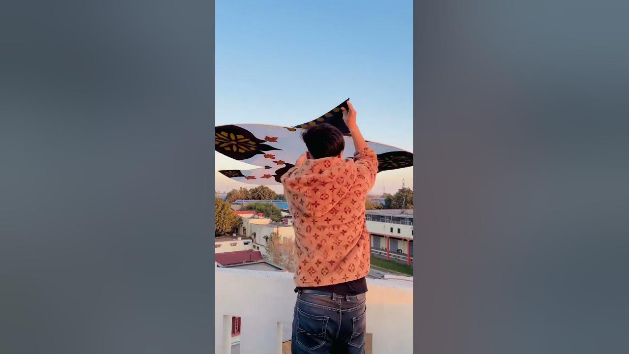 6 Feet Kite Flying || Kite Fight.  #patang #kite #kiteflying