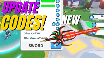 *NEW* UPDATE! SWORD* CODES! [1.5 Year] Weapon Fighting Simulator ROBLOX
