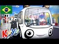 Canções Infantis | A roda do ônibus | Desenhos Animados | KiiYii em Português