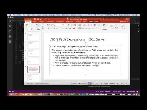 Видео: Имеет ли сервер sql тип данных json?