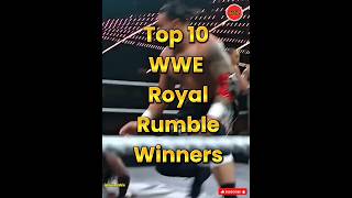 Top 10 Royal Rumble Winners. #WWE #top10list #viralshort #facts #wwewrestler