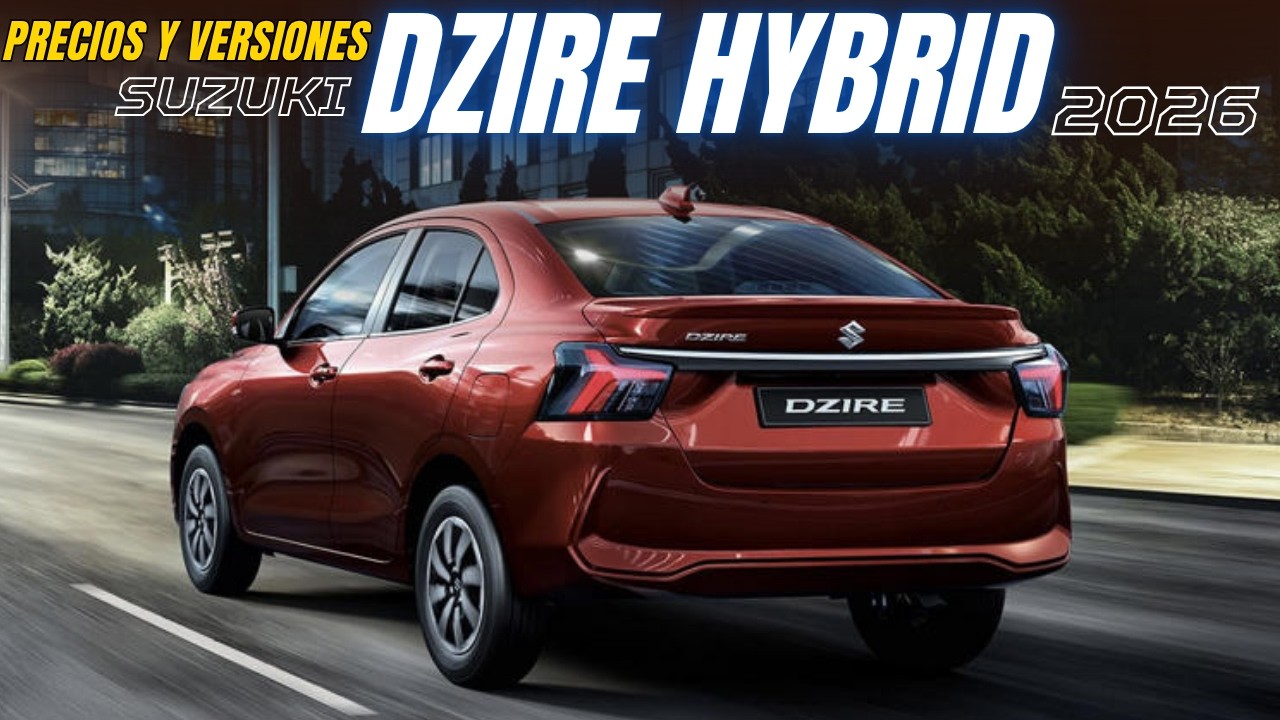 🚗Llego NUEVO SUZUKI DZIRE HÍBRIDO 2026 : PRECIOS Y VERSIONES, COLOMBIA⚡ ...