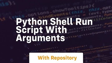 python shell run script with arguments