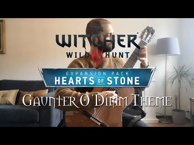 Gaunter O'Dimm Theme - The Witcher 3: Hearts of Stone on Guitar class=