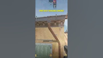 One Way Banana Smoke On Inferno CS2 #shorts