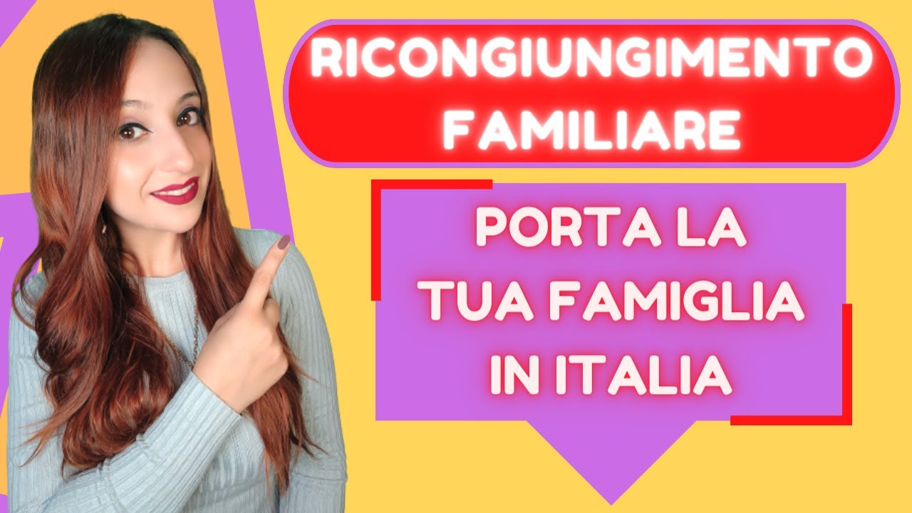 Come richiedere RICONGIUNGIMENTO FAMILIARE YouTube