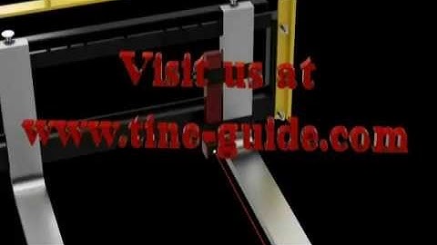 Tine Guide Forklift Laser Alignment System
