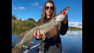 : Odrza'nskie szczupaki na duze muchy / Jak zacza'c lowi'c na muchy pod spinning / #12