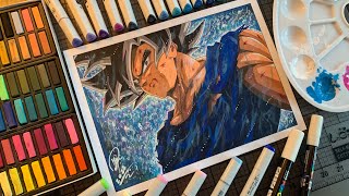 Righi-Draw on X:  Speed Drawing Goku Ultra