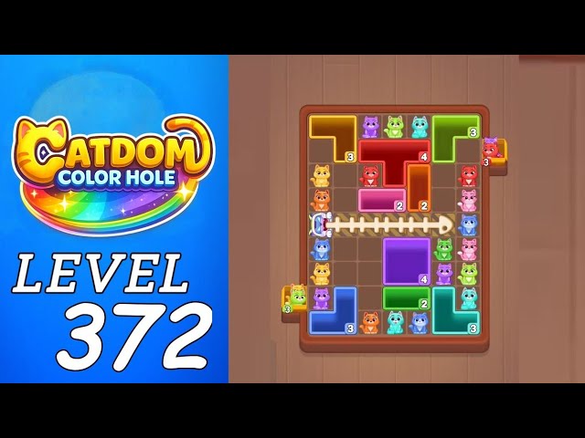 Catdom Color Hole Level 372 Walkthrough - YouTube