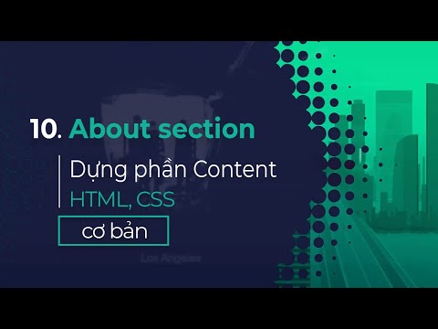 10. About section CSS