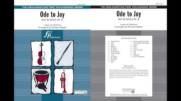 Ode to Joy, arr. Richard Meyer – Score & Sound