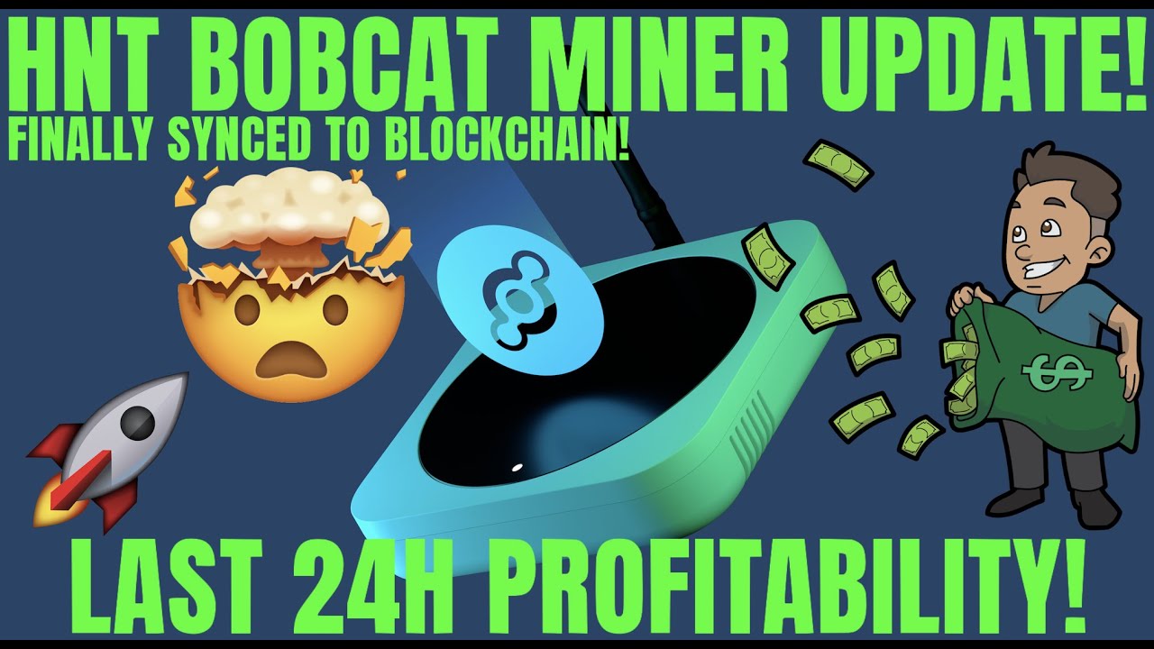 HNT HELIUM BOBCAT 300 MINER UPDATE! I'M FINALLY SYNCED AGAIN! PAST 24HR ...