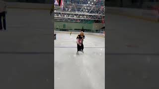 Анна Семенович на льду