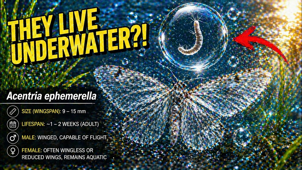 Secrete Insect The SECRET Insects Living Under Lakes! Nature's Weirdest Evolution # ...