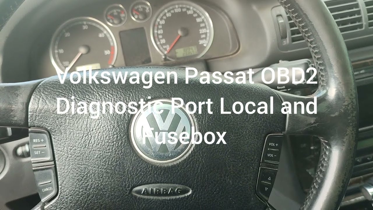 Volkswagen Passat OBD2 Diagnostic Port Local and Fusebox - YouTube