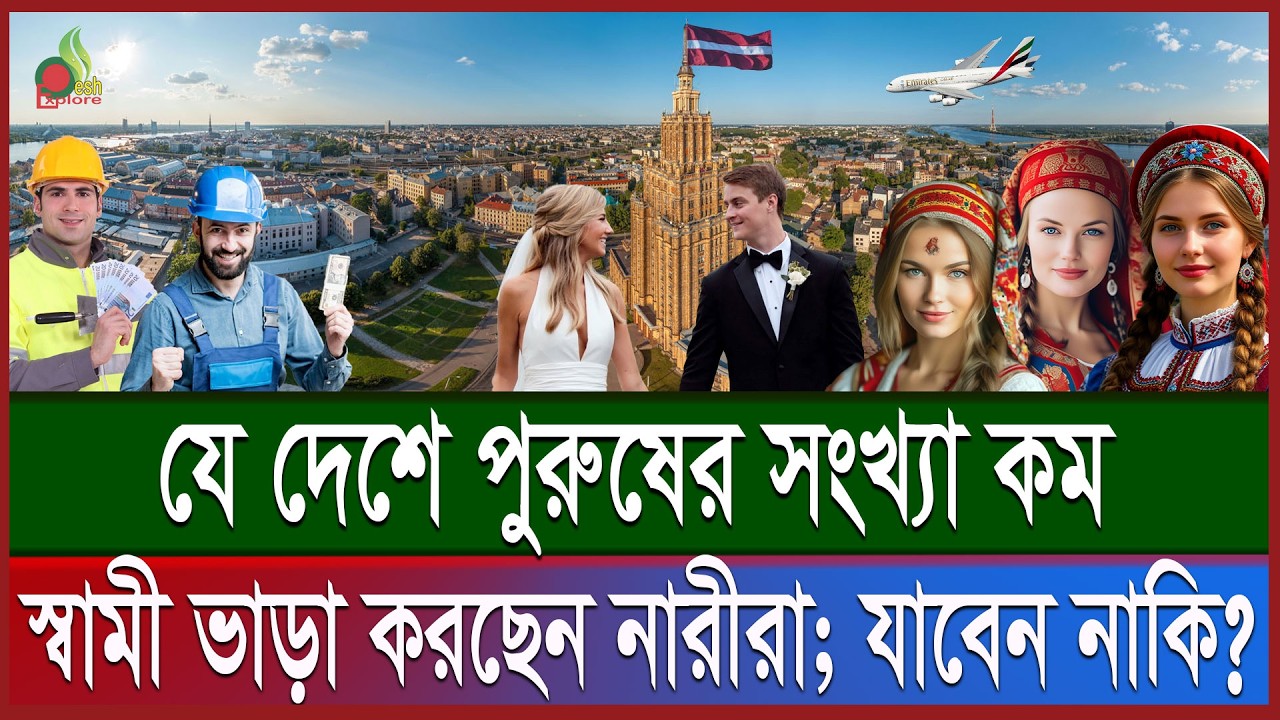 লাটভিয়া কেমন দেশ; স্বামী ভাড়া করছেন নারীরা | ইউরোপের সহজ ঠিকানা; রয়েছে বেশি বেতনের কাজ | Latvia visa