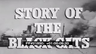 ' STORY OF THE BLACK CATS '  PBY CATALINA NIGHT ATTACK AIRCRAFT  WWII U.S. NAVY FILM 21850