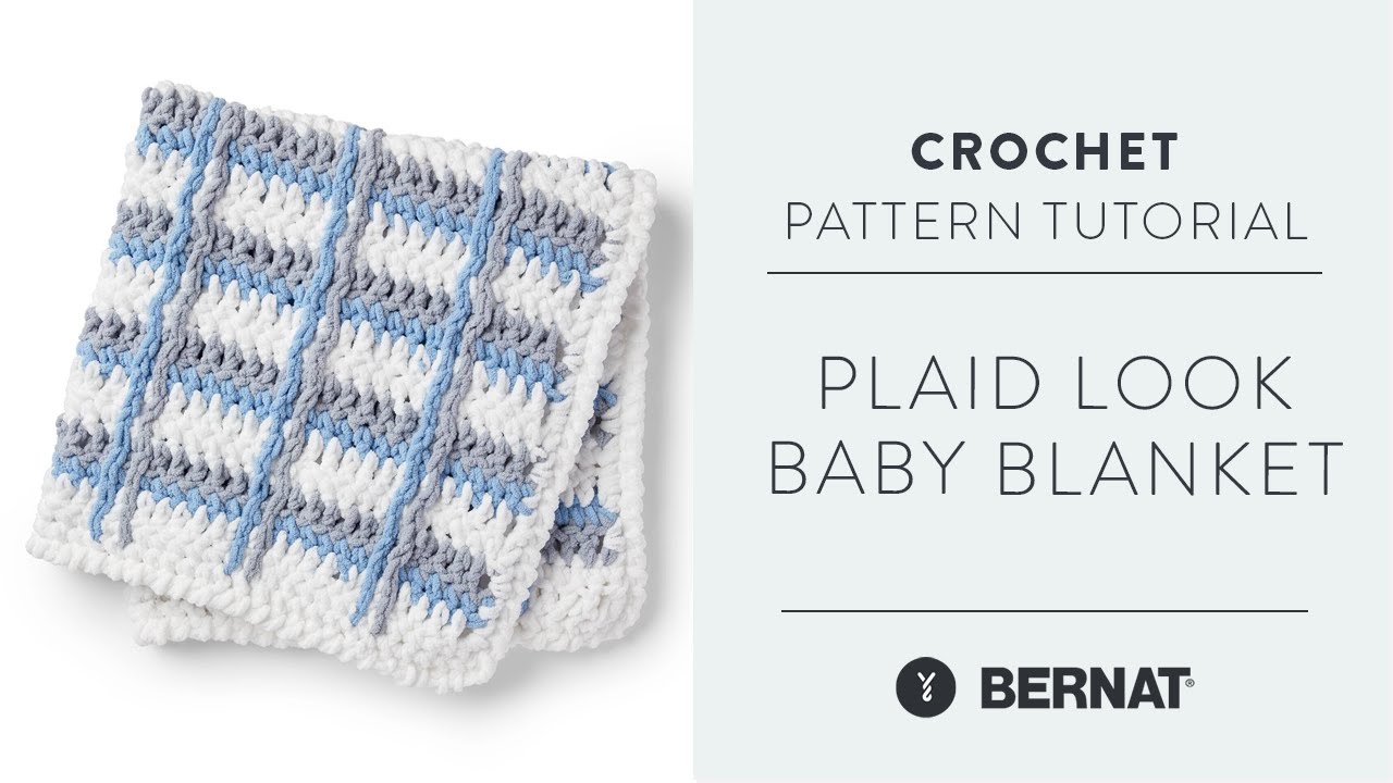 Bernat Plush Big Mesh Crochet Blanket Pattern