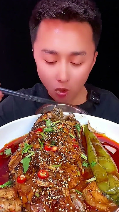 Asmr Mukbang, This Eating Fish With Chilli Flavor Yummy