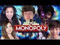 Valkyrae plays Monopoly with Pokimane, CORPSE, Karl Jacobs, Sykkuno, Tina!