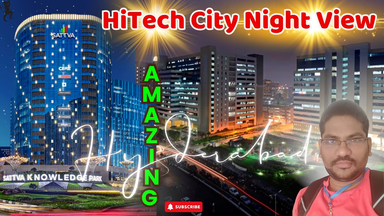 Hyderabad’s HiTech City – The Best Place to Visit at Night - YouTube
