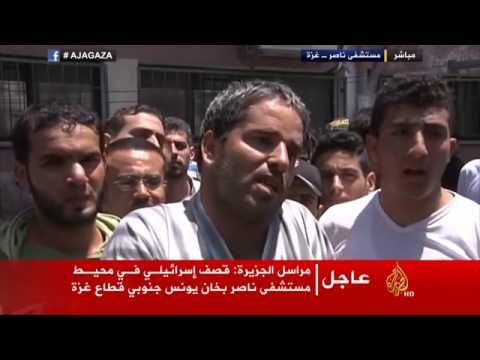 حصار عشرات العائلات في خزاعة جنوبي غزة