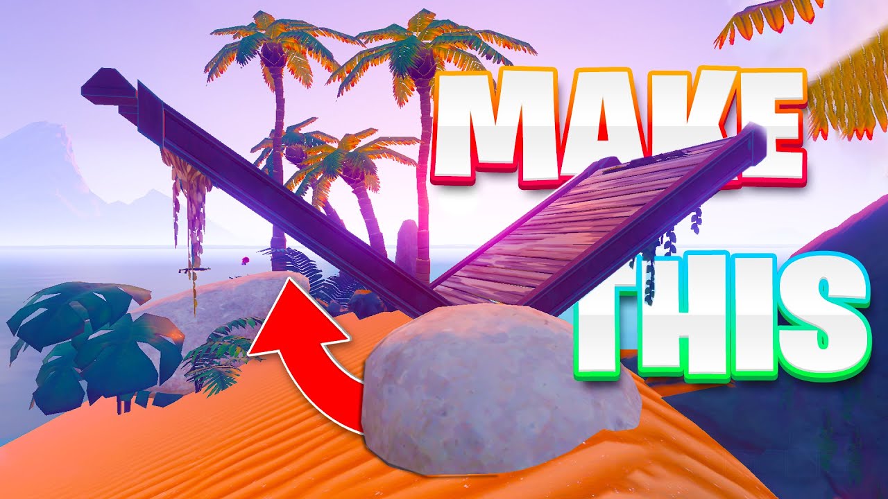 *ISLAND* 1v1 Map Tutorial! (CREATIVE 1.0) 😍