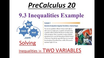 PC 20 9.3 Inequality in TWO variables WORD PROBLEM