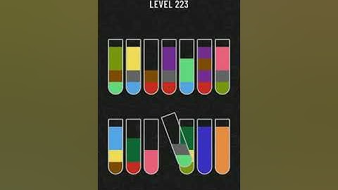 Water Sort Puzzle Level 223 | Level 223