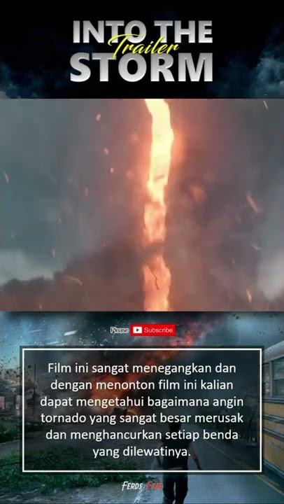 Into The Storm Trailer (Sub Indo) | Film Bencana Alam Terbaik #Shorts