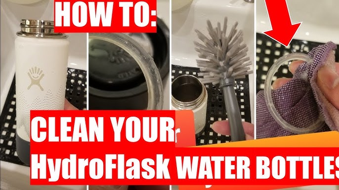 How to Clean a Hydro Flask Straw Lid *WATCH VIDEO LINKED IN DESCRIPTION  BEFORE DETACHING SPOUT* 