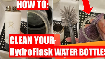 How to clean your Hydroflask or insulated bottles.  (How to Remove bottle odor and grime)