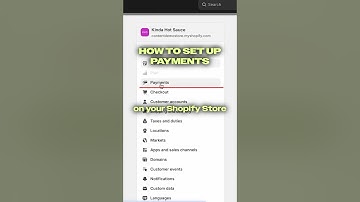 Betalingen instellen op Shopify