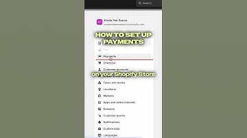 Betalingen instellen op Shopify