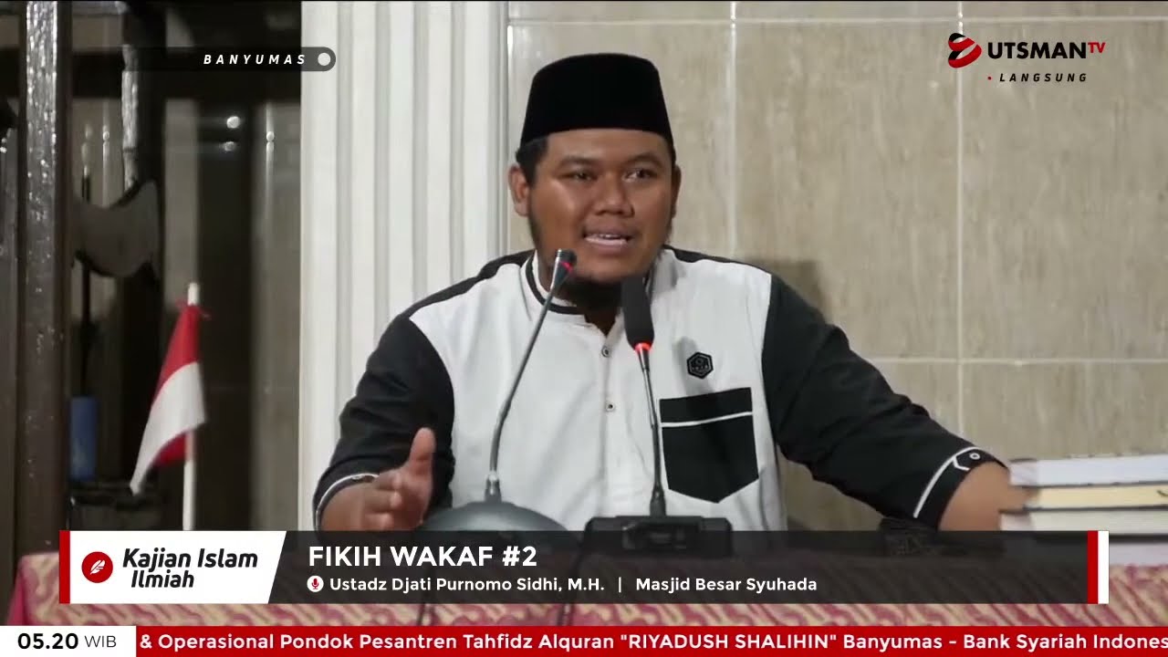 ⁣LIVE Fikih Wakaf Bag. 2 - Ust. Djati Purnomo Sidhi, M.H.